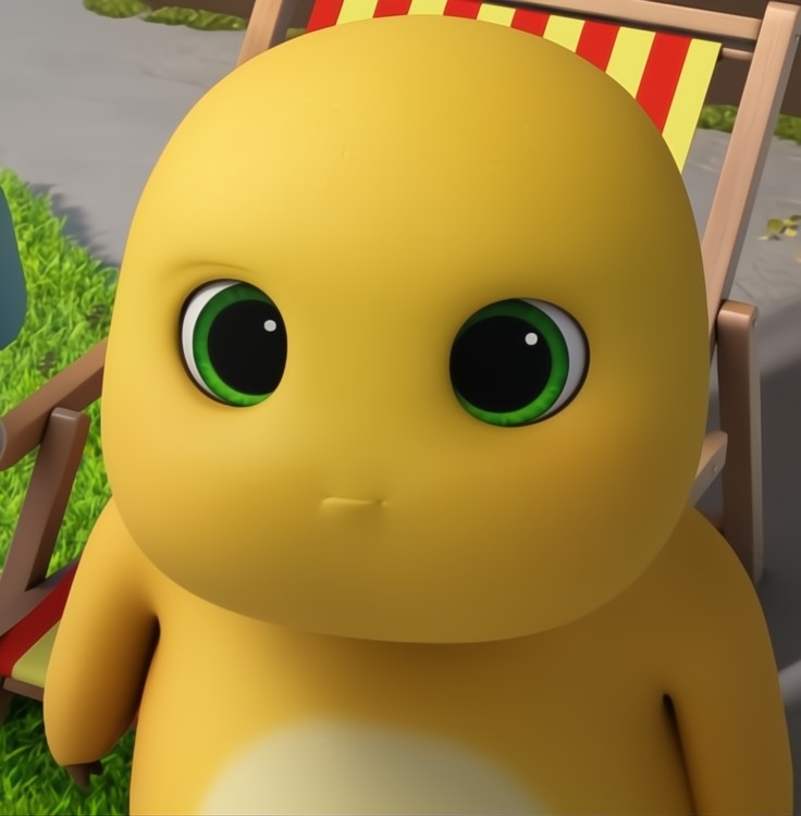 Nailong the cheerful yellow dino
